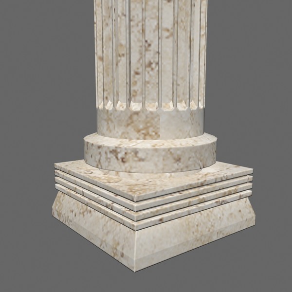 antiquity pillar 3d model - Pillar 1 by Tschirner